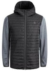 Jack&Jones Moška jakna JJEMULTI 12182242 Black / Grey Melange (Velikost M)