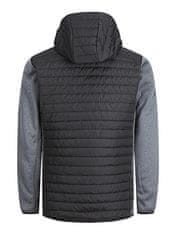 Jack&Jones Moška jakna JJEMULTI 12182242 Black / Grey Melange (Velikost M)