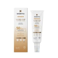 Sesderma Obarvana zaščitna krema za obraz SPF 50 Repaskin Silk Touch Color Facial 50 ml