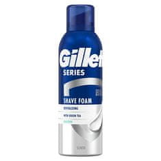 Gillette Revitalizacijska pena za britje Series Sensitive Green Tea (Revitalising Shave Foam) 200 ml