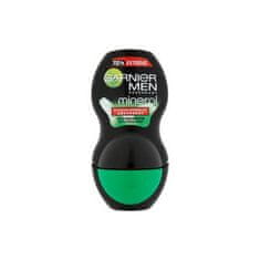 Garnier Mineralni antiperspirant Roll-on za moške 72H Extreme Mineral 50 ml