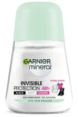 Garnier Mineralni antiperspirant za dolgotrajno svežino Roll-on Invisible 50 ml