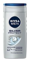 Nivea Silver zaščitni gel za tuširanje za moške (Neto kolièina 500 ml)