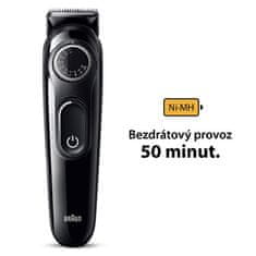 Braun Prirezovalnik za brado in lase 3420 Siva