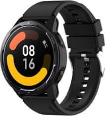 4wrist Silikonski pašček za Huawei Watch GT 2/GT 3 - črn