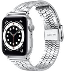 4wrist Milanski pašček za Apple Watch 42/44/45/49 mm - srebrn