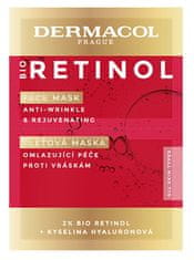Dermacol Bio Retinol maska za obraz (Face Mask) 2 x 8 ml
