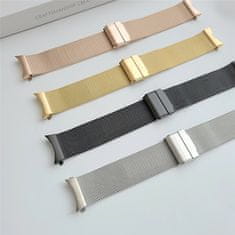 4wrist Milanski pašček s klasično zaponko za Samsung Galaxy Watch 6/5/4 - zlat