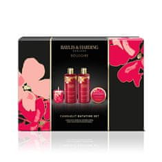 Baylis & Harding Darilni set za nego telesa s svečo češnjev cvet 4 kosi