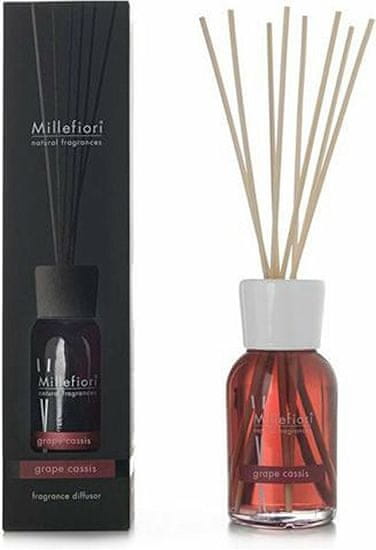 Millefiori Milano Stekleni difuzor Natura l Grozdje in črni ribez 500 ml