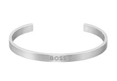 Hugo Boss Elegantna jeklena zapestnica za moške 1580455 (Dimenzije 6,8 x 5,4 cm - M)