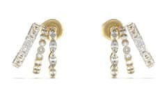 Guess Ženski pozlačeni uhani Crazy Earrings JUBE03307JWYGT/U