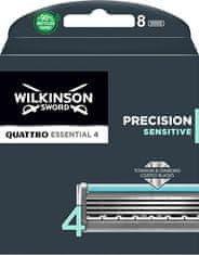 Wilkinson Sword Rezervna glava Quattro Essential Precision Sensitiv e 8 kosov