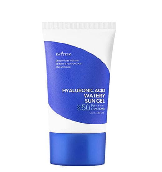 Lahek gel za zaščito pred soncem SPF 50+ Hyaluronic Acid (Watery Sun Gel) 50 ml