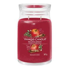 Yankee Candle Aroma sveča Signature velik kozarec Red Apple Wreath 567 g