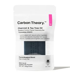 Carbon Theory Čistilno milo za obraz Charcoal & Tea Tree Oil Breakout Control (Facial Clean sing Bar) 100 g