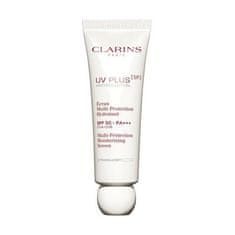 Clarins Večnamenska zaščitna emulzija SPF 50 UV Plus Anti-pollution (Multi Protection Moisturizing Screen) 5 (Odtenek Translucent)