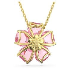 Swarovski Nezgrešljiva pozlačena ogrlica s kristali Florere 5650569