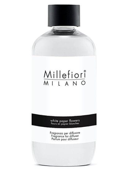 Millefiori Milano Nadomestno polnilo za aroma difuzor Natura l White paper flowers 250 ml