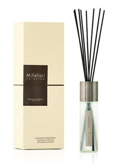 Millefiori Milano Stekleni difuzor Selected Smoked bamboo 100 ml