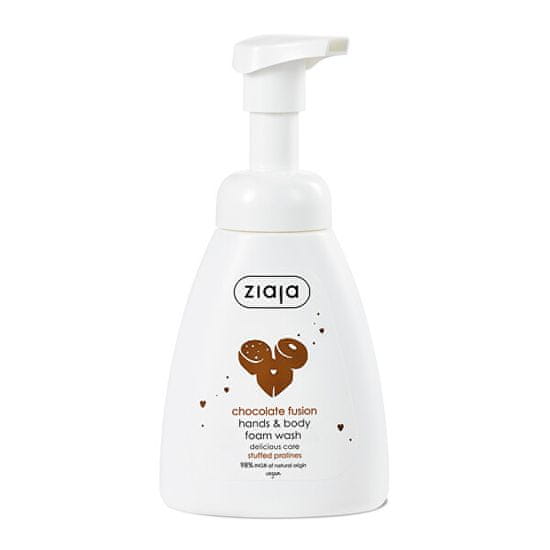 Ziaja Chocolate Fusion penasto milo za roke in telo (Hand & Body Foam Wash) 250 ml