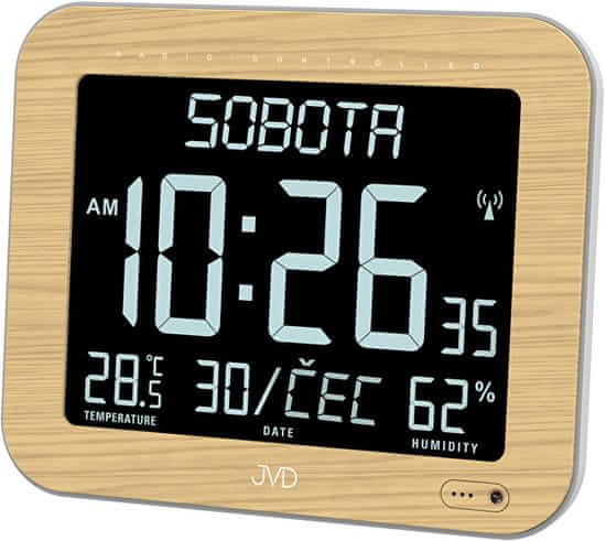 JVD Radijsko vodena digitalna ura z budilko DH9362.2