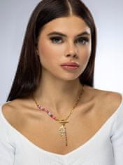 Emily Westwood Annie EWN23076G Igriva pozlačena ogrlica iz perl