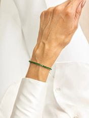 Tessa Green Bracelet MCB23055G teniška pozlačena zapestnica