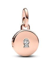 Pandora Bronast obesek Odpiralni obesek Rose 783066C01