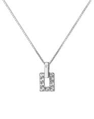 Hot Diamonds Srebrna ogrlica z diamantom in topazom Echo DP898