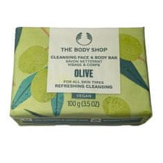 The Body Shop Trdno milo za obraz in telo Olive (Cleansing Face & Body Bar) 100 g