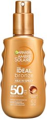 Garnier Mleko za porjavitev v pršilu SPF 50 Ideal Bronze (Milk in Spray) 150 ml