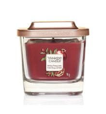 Yankee Candle Aromatična sveča majhna kvadratna Praznično granatno jabolko 96 g