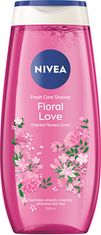 Nivea Floral Love osvežujoč gel za tuširanje 250 ml