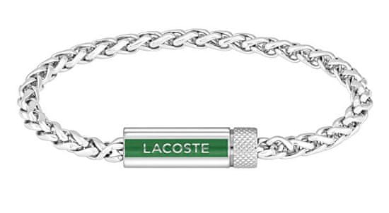 Lacoste Elegantna jeklena zapestnica Spelted 2040337