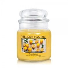 Village Candle Dišeča sveča v kozarcu Fresh Lemon 389 g