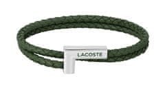 Lacoste Zelena usnjena zapestnica Swarm 2040151