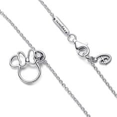 Pandora Srebrna ogrlica s silhueto Minnie Disney 393187C01-45