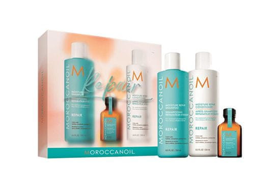 Moroccanoil Darilni set za šibke in poškodovane lase Repair Spring Kit