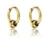 Marc Malone Pozlačeni obročasti uhani Everly Gold Earrings MCE23023G