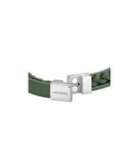 Lacoste Usnjena zapestnica Fusion Green 2040319