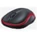 Logitech M185 nano/Office/Optical/1000 DPI/Wireless USB/Red