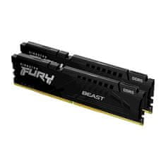 Kingston Fury Beast Black pomnilnik (RAM), 32GB (2x16GB), DDR5, 6000MHz, CL30 (KF560C30BBEK2-32)