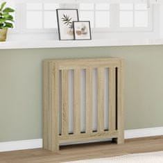 shumee Pokrov za radiator sonoma hrast 78x20x82 cm inženirski les