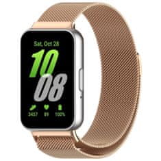 BStrap Milanese pašček za Samsung Galaxy Fit 3, rose gold