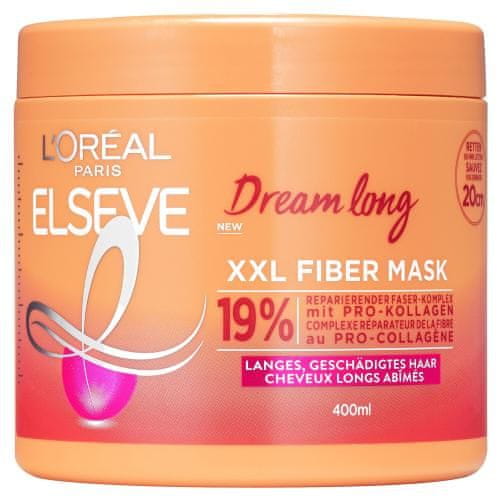 Loreal Paris Elseve Dream Long XXL Fiber Mask obnovitvena maska za dolge poškodovane lase za ženske