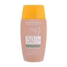 Bioderma Photoderm Nude Touch Mineral vodoodporna zaščita pred soncem za obraz mastna koža 40 ml Odtenek light unisex
