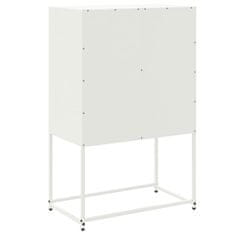 Vidaxl TV omarica bela 68x39x60,5 cm jeklo