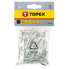 Topex Aluminijaste zakovice 4,0 x 10 mm, 50 kos.