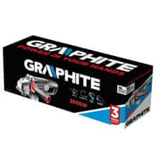 Graphite Kotni brusilnik 2600W, disk 230 x 22,2 mm, število vrtljajev 6500 min?